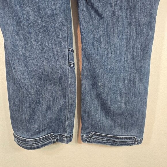American Worker Denim Jeans Men Size 42 x 30 Cargo Style Medium Wash Casual - Picture 10 of 14